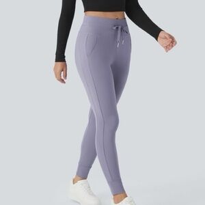 Halara Black High Waisted Cloudful Air Jogger Sweatpants Size XL Regular G-6